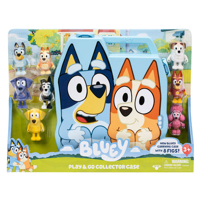 Bluey Go Suitcase avec 8 figurines