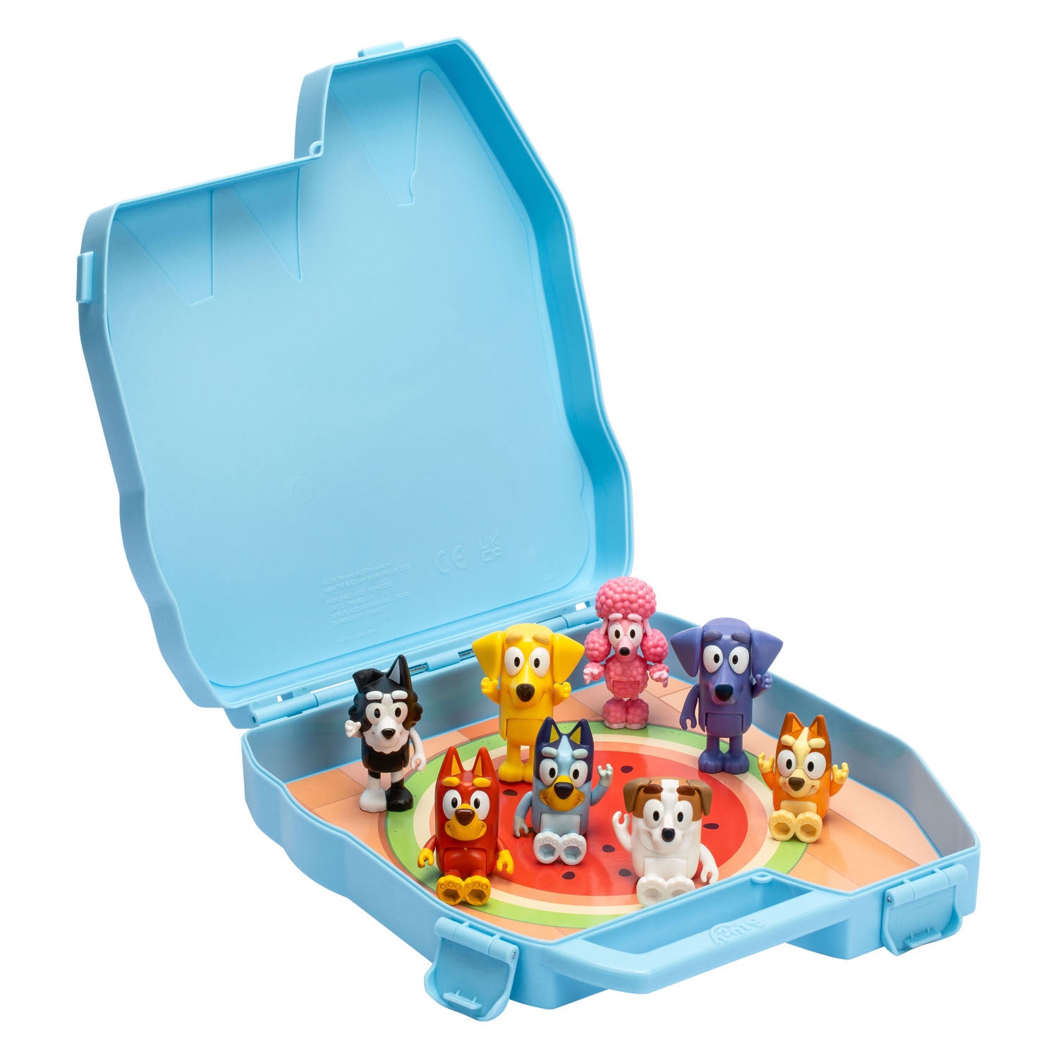Bluey Go Suitcase avec 8 figurines