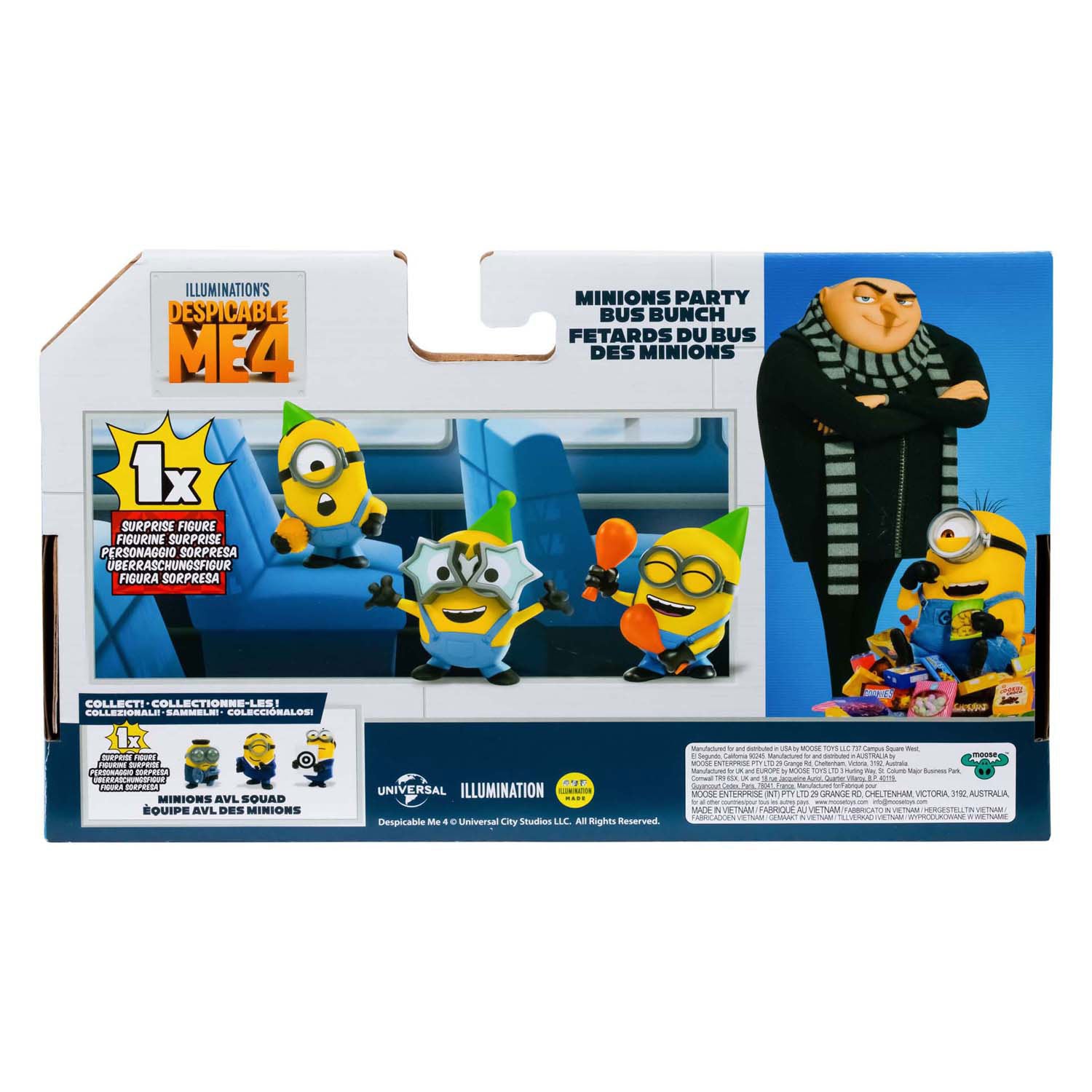 Moose Toys Despicable Me 4 Avl Spead Speel Figures 4-pack