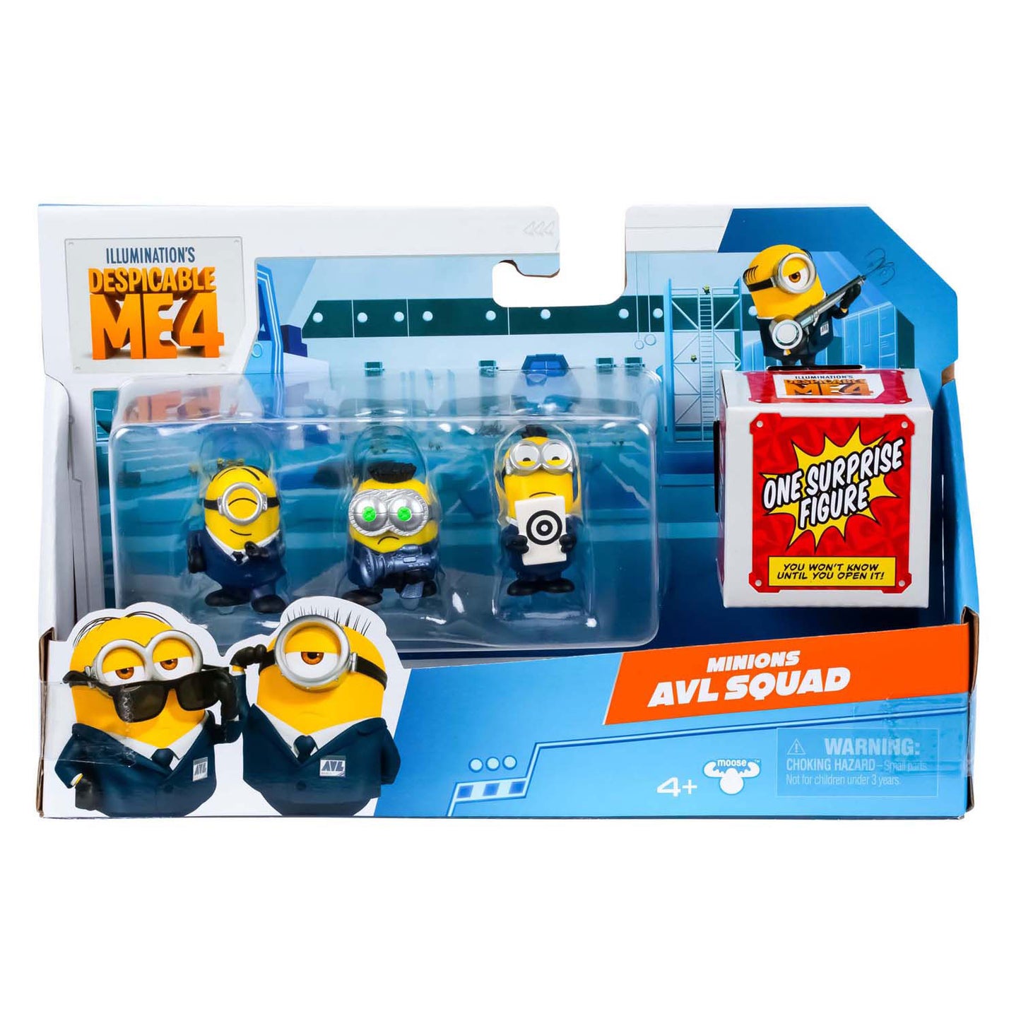 Pic Despicable Me 4 Party Bus Speel Figures 4-Pack
