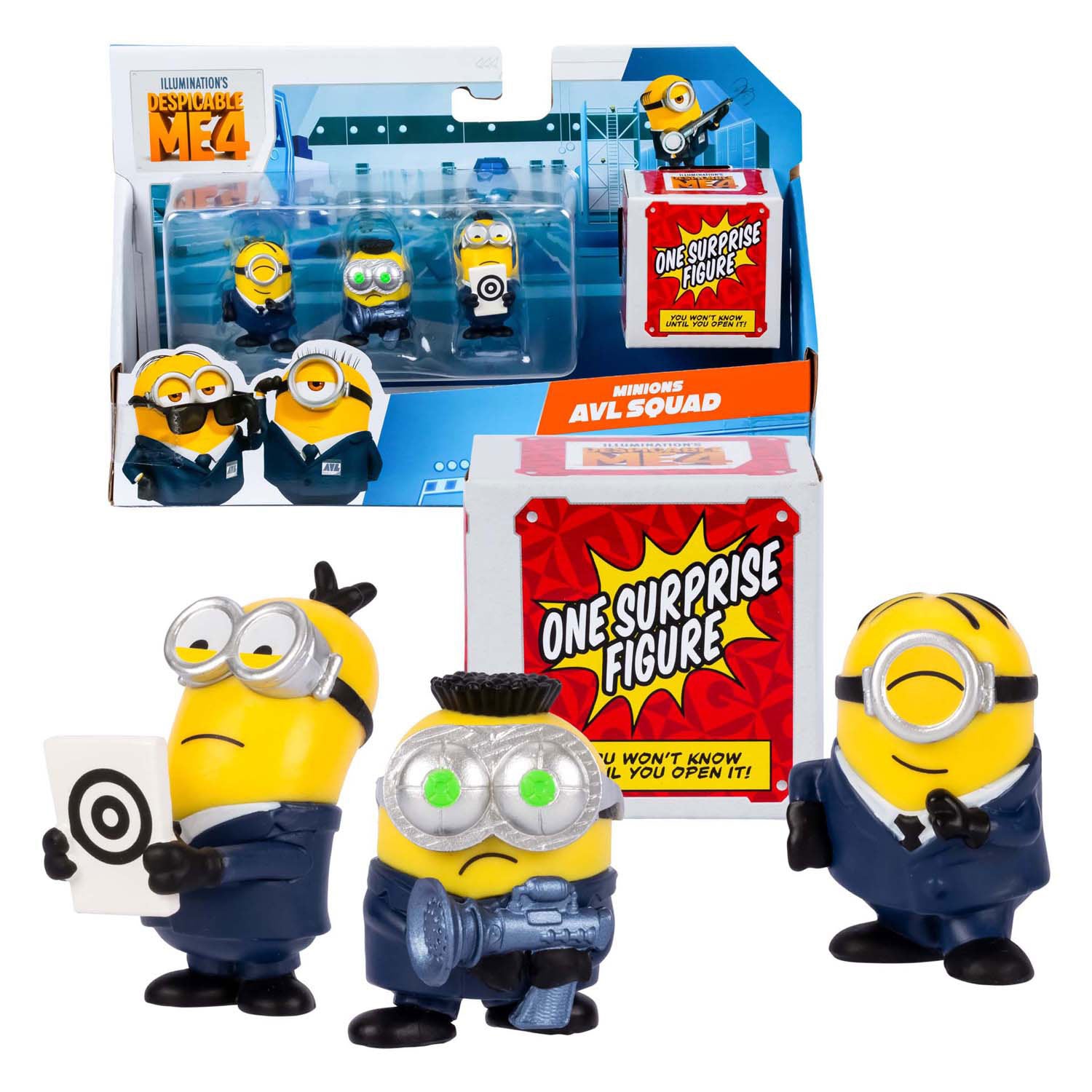 Pic Despicable Me 4 Party Bus Speel Figures 4-Pack