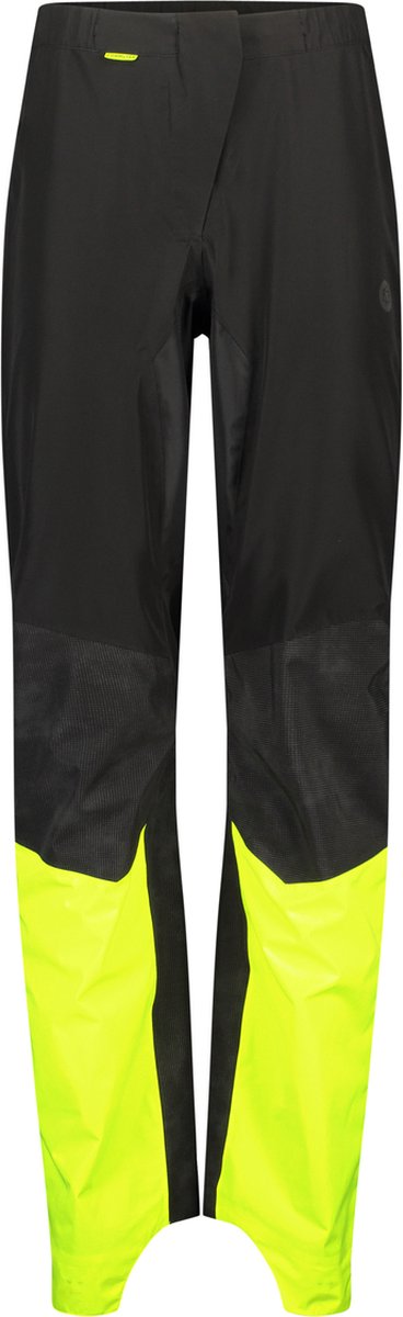 Agu tech pantalon de pluie commuter homme haute visibilité réflexion noir