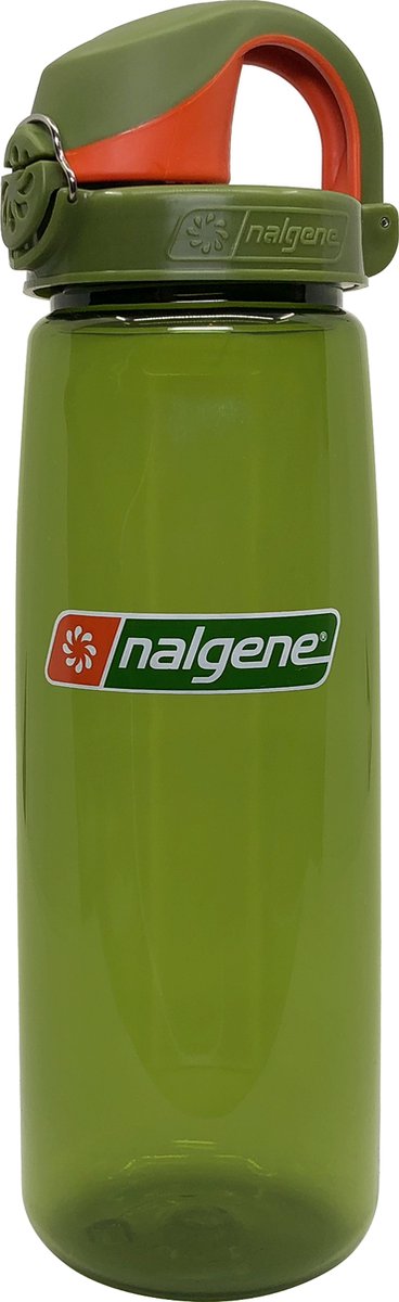 Nalgene - otf - gourde - bouteille d'eau - étanche - bouteille d'eau - 650 ml - sans bpa - sustain - bouchon orange genévrier