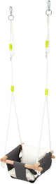 Swing de bébé en bois de petit pied avec oreiller