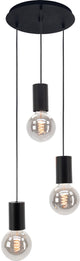 Lampe à suspension Eglo pozueta - e27 - ø 33 cm - noire