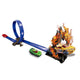 Flames de piste de course avec boucle petite
