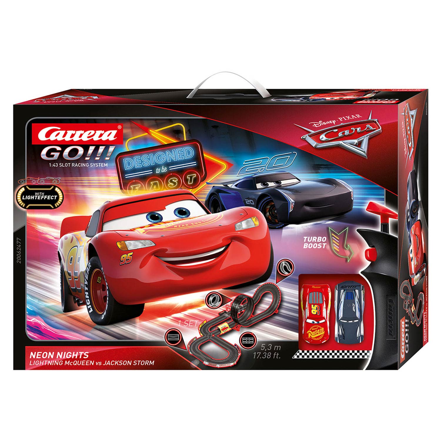 Carrera Go !!! Racebaan - voitures néon nuits