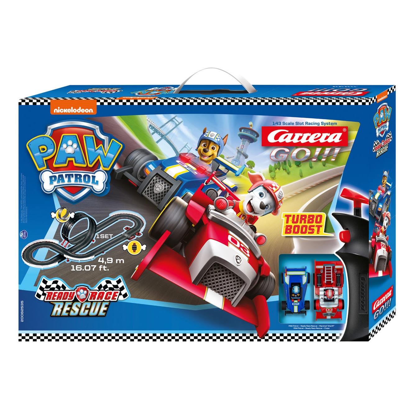 Carrera, allez !!! piste de course - sauvetage de course prêt pour Paw Patrol