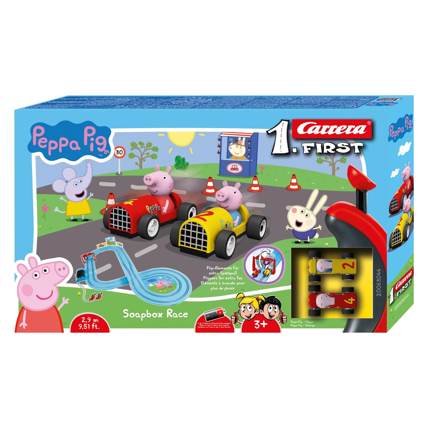 Carrera First Racebaan - PIPA Pig Soapbox Race