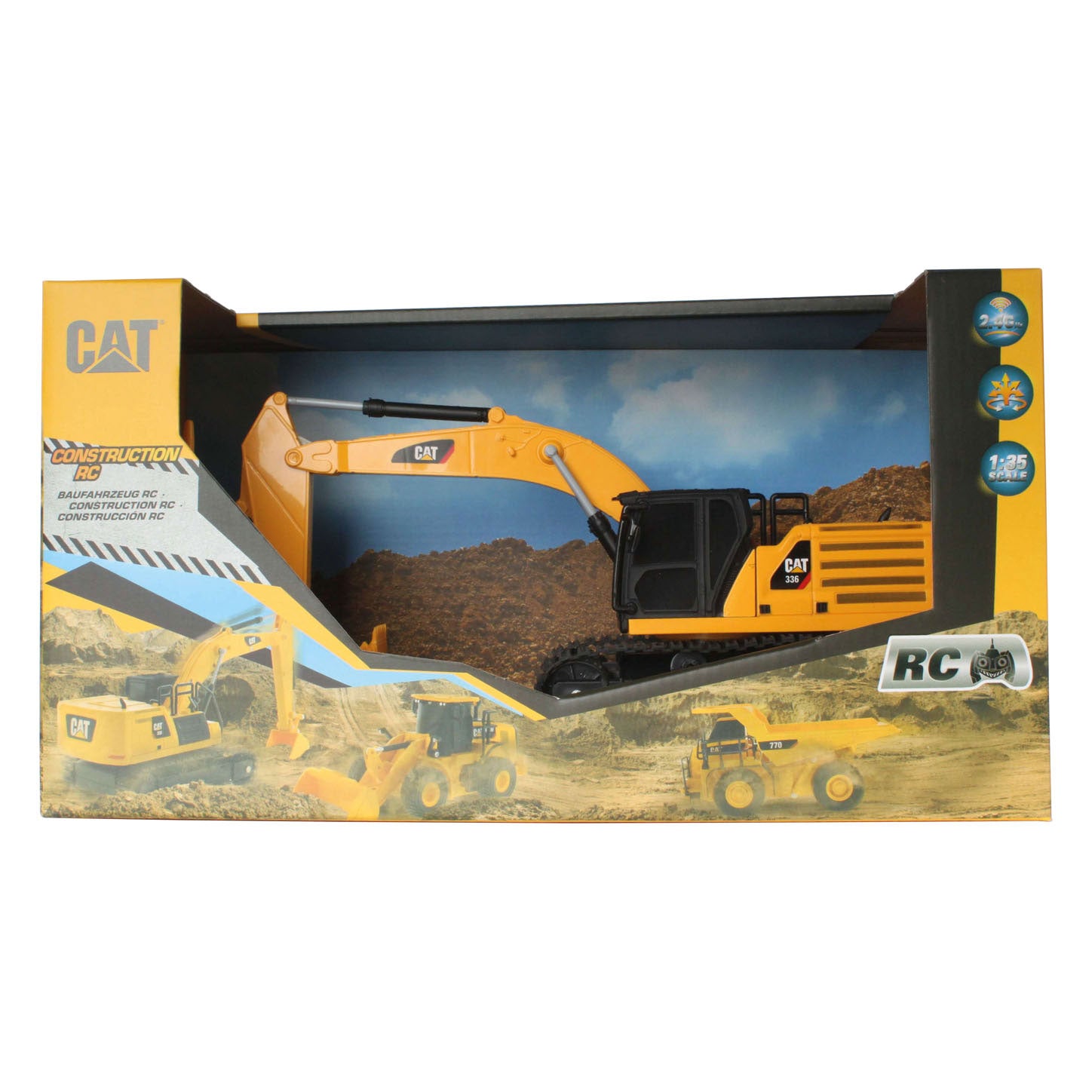 Carrera RC - Excavatrice d'excavatrice de chat, 1:35