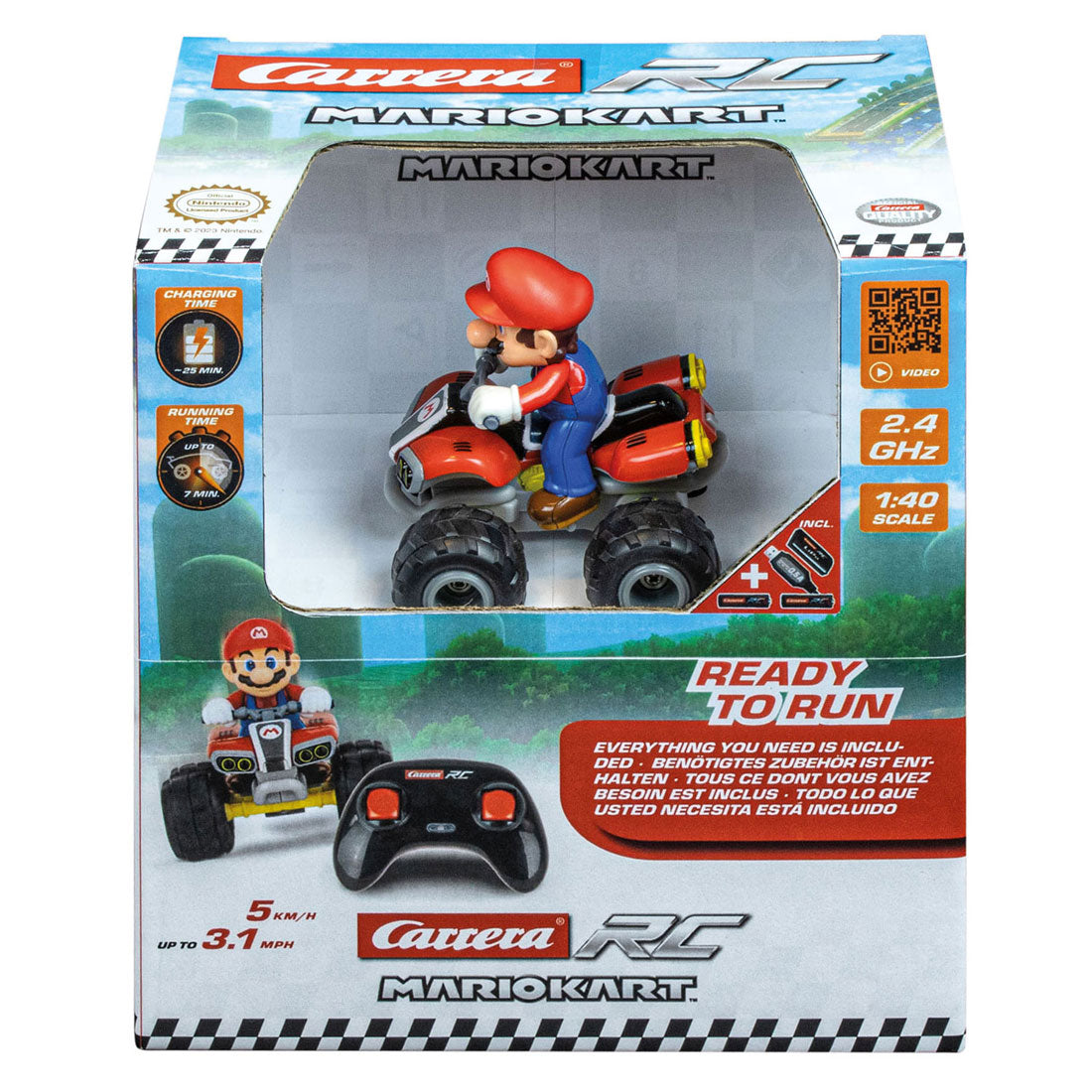 Carrera RC Stereable Auto Super Mario Quad 1:40
