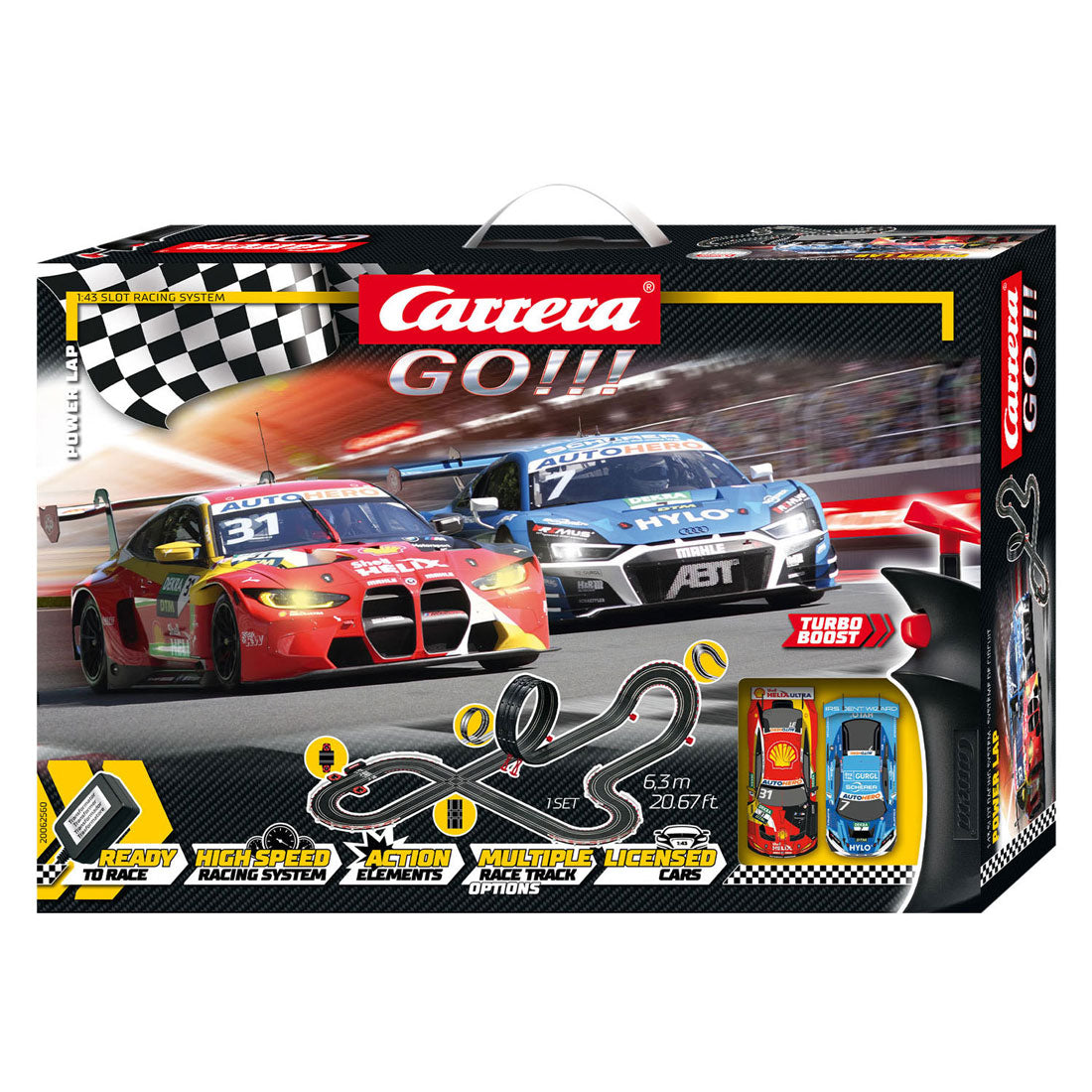 Carrera Go !!! Racebaan - DTM Power Lap