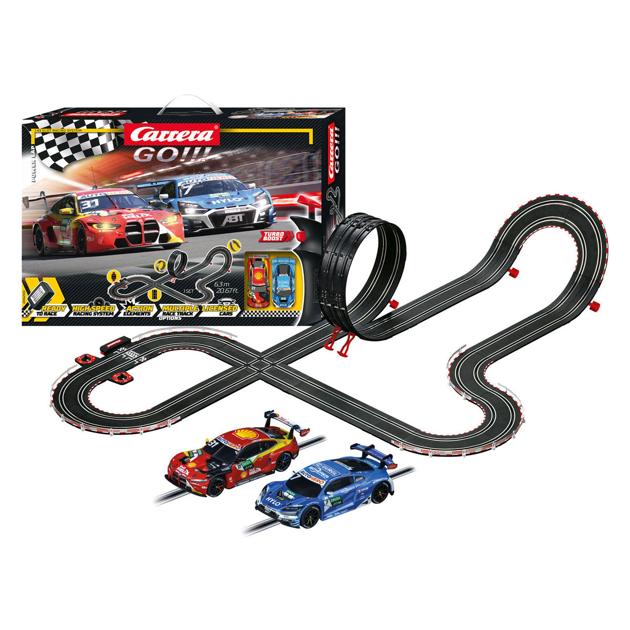 Carrera Go !!! Racebaan - DTM Power Lap