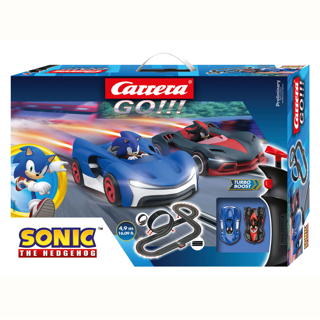 Carrera Go !!! Racebaan - Sonic