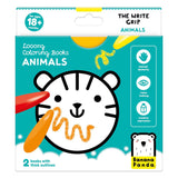 Panda banane - livre de coloriage pour écrire des animaux - afbeelding 1