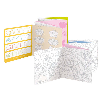 Panda banane - livre de coloriage J'adore les pages à colorier avec des fées