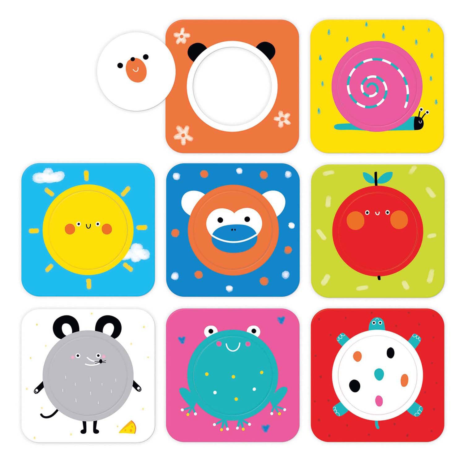 Banana Panda - On -The -Go Puzzle Discover Cirkels - 16e.