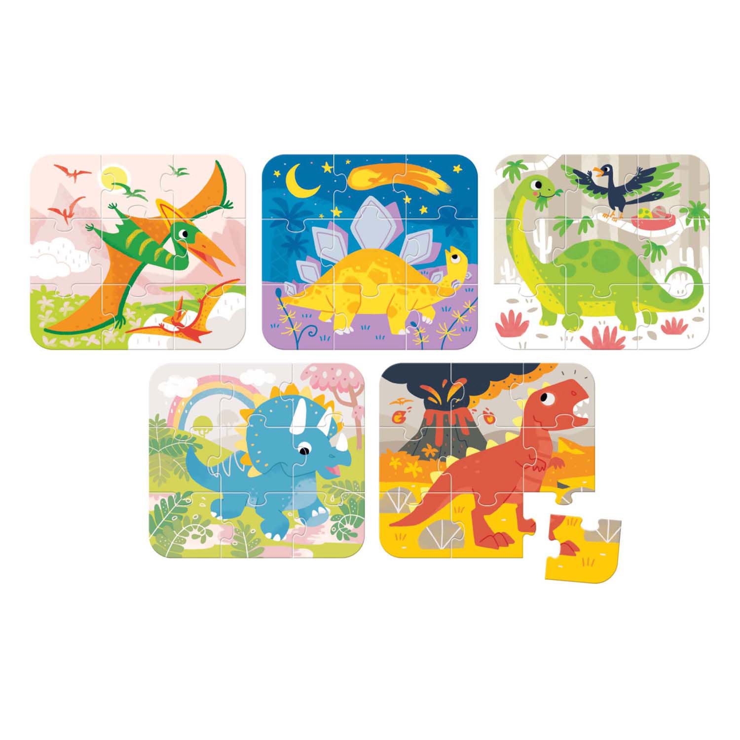 Banana Panda - On -The -Go Puzzle Dinosaurus - 16e.