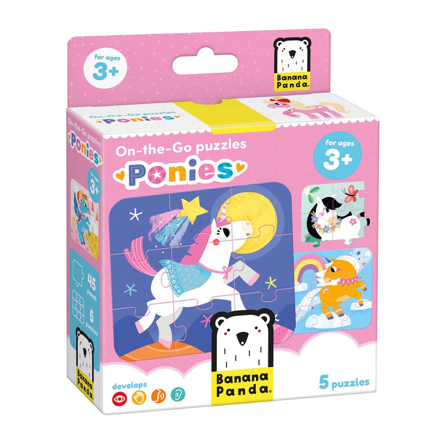 Banana Panda - sur -The -Go Puzzle Ponies - 16e.