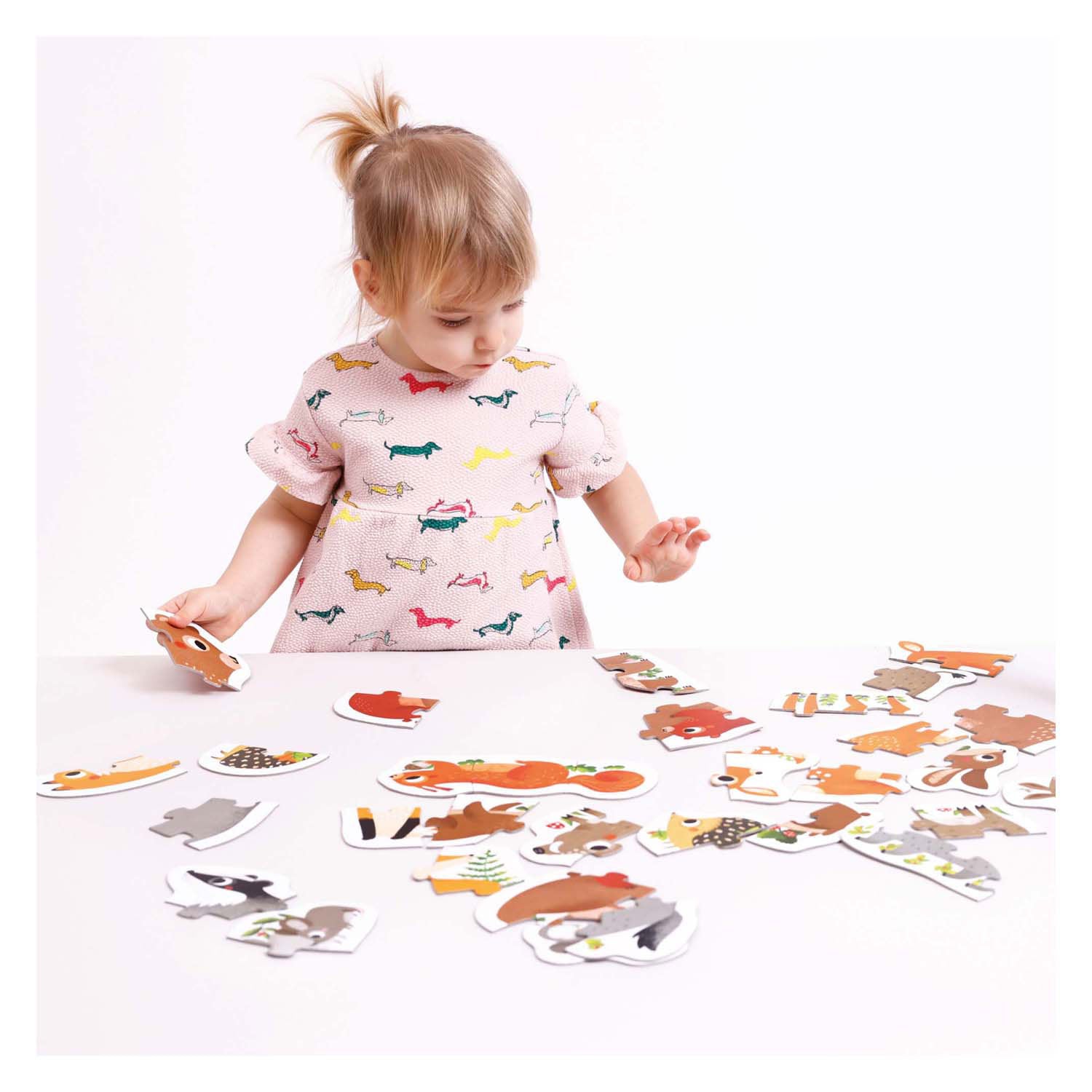Banana Panda - Puzzles montant des animaux forestiers - 33e.