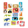 Banana Panda - Puzzle Pairs d'animaux sauvages - 18dlg.