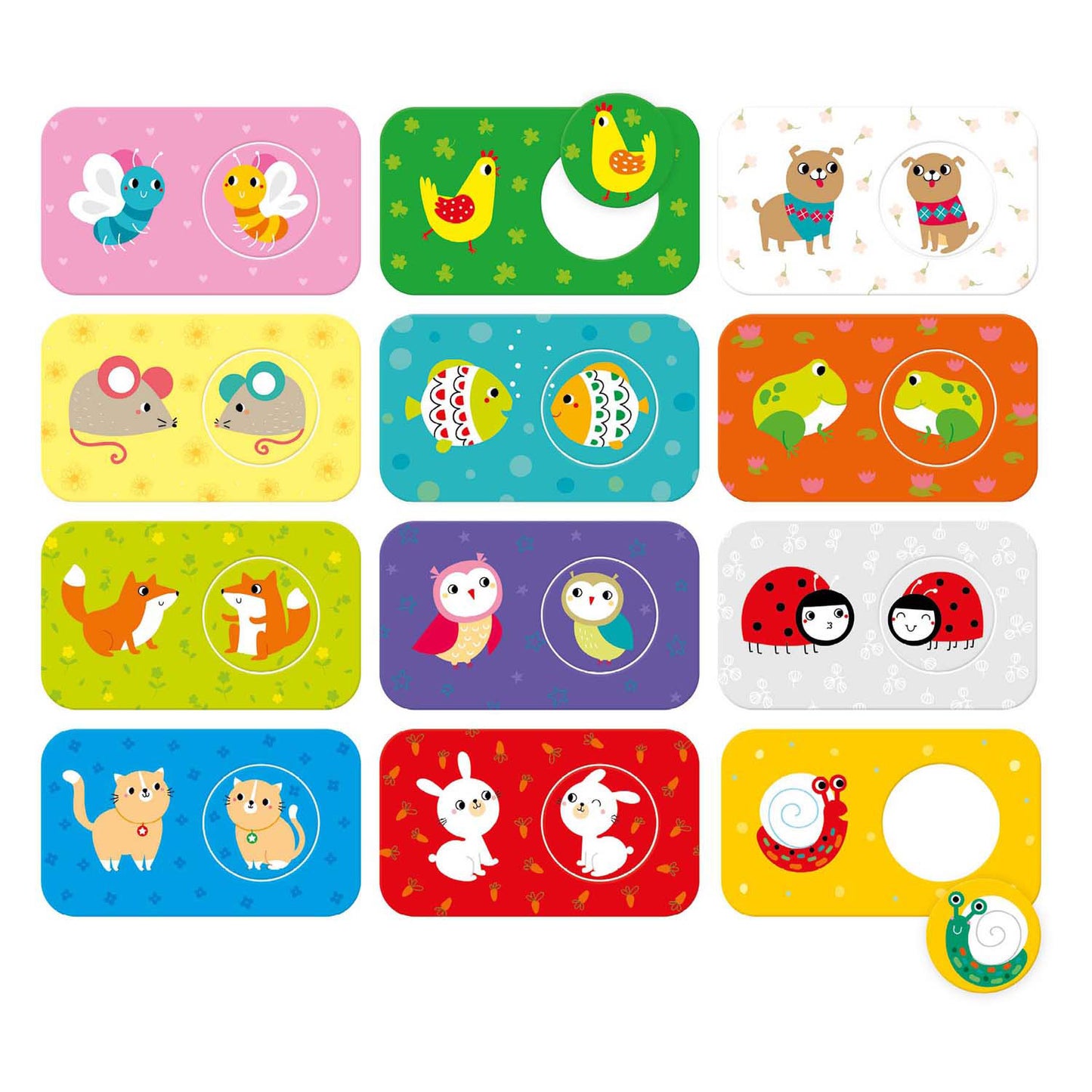 Banana Panda - Trouvez les mêmes puzzles des mêmes amis - 12e.