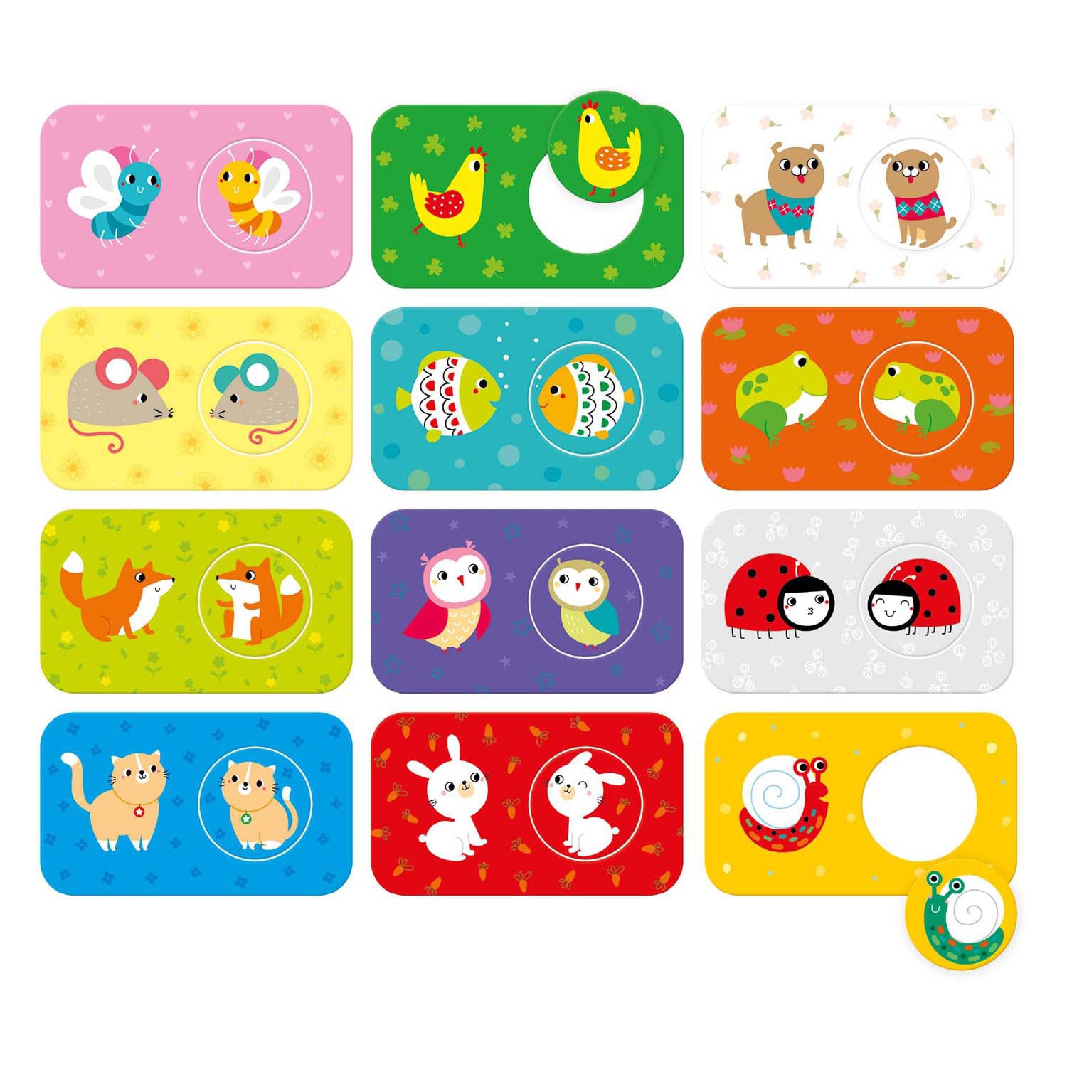 Banana Panda - Trouvez les mêmes puzzles des mêmes amis - 12e.