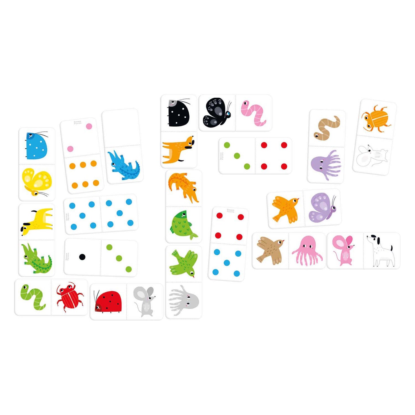 Banana Panda - jouons aux couleurs domino