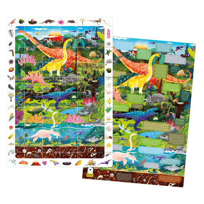 Banana Panda - Rechercher et regarder les dinosaures de puzzle - 60e.