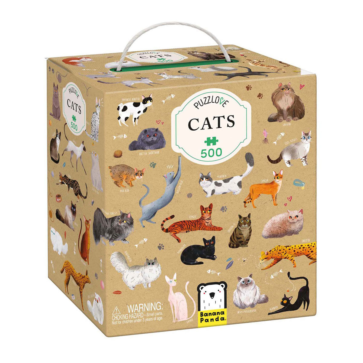 Banana Panda - Puzzlove Cats - 500ST.