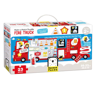 Banana Panda - Faire le camion de pompiers assorti du puzzle - 23e.