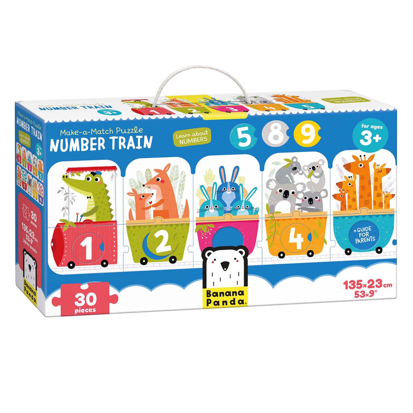 Banana Panda - Faites le train de numéro approprié du puzzle - 30e.
