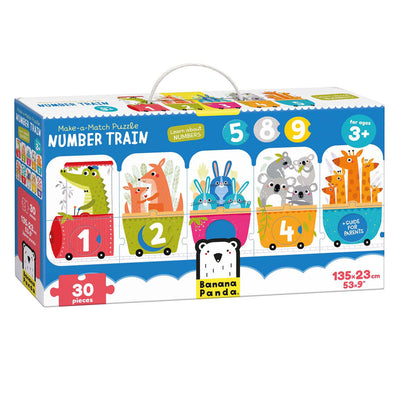 Banana Panda - Faites le train de numéro approprié du puzzle - 30e.