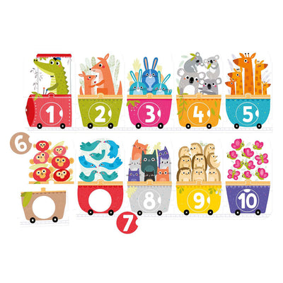 Banana Panda - Faites le train de numéro approprié du puzzle - 30e.