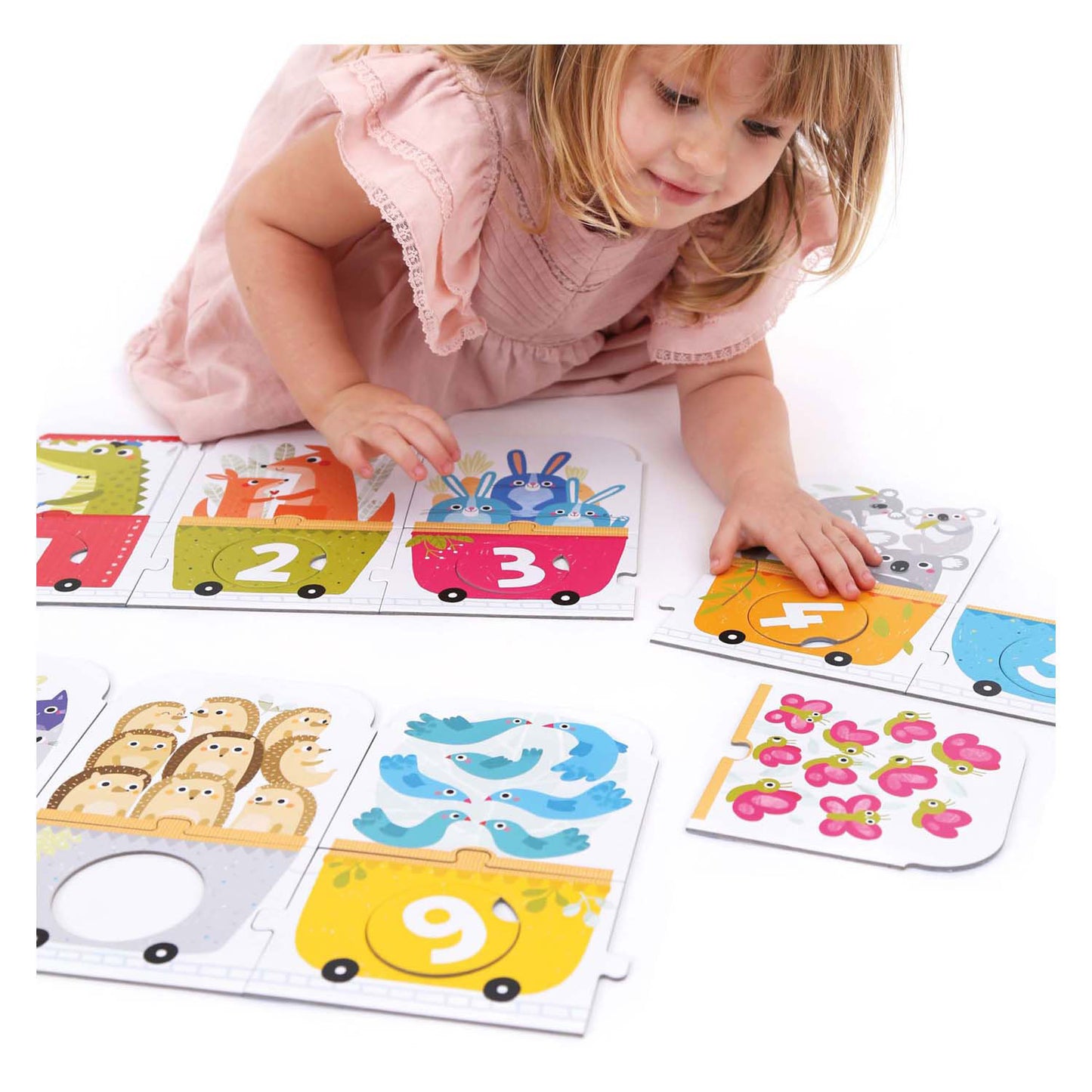 Banana Panda - Faites le train de numéro approprié du puzzle - 30e.