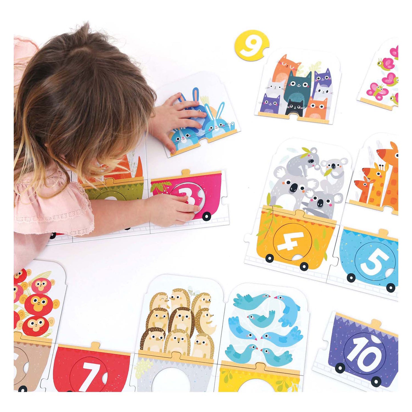 Banana Panda - Faites le train de numéro approprié du puzzle - 30e.