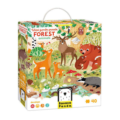 Banana Panda - Wild Jumbo Puzzle Forest Animaux - 40e.
