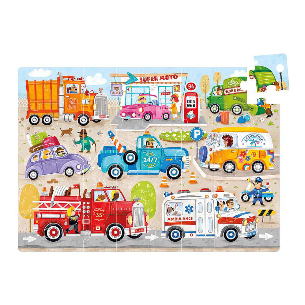 Banana Panda - Moto Jumbo Puzzle Cars - 40th.