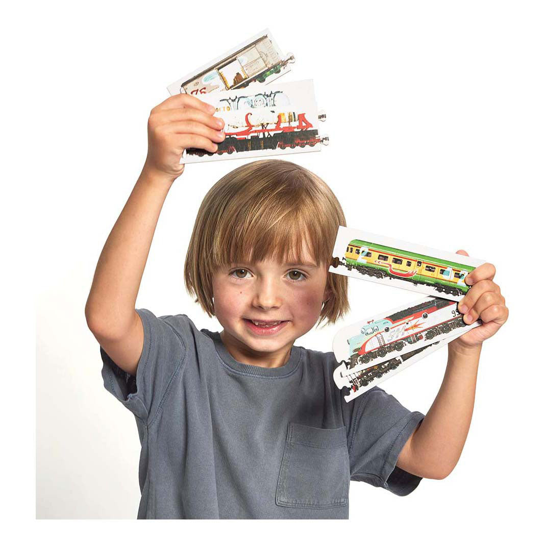 Panda banane - trains à mélanger et assortir - 54 pcs.