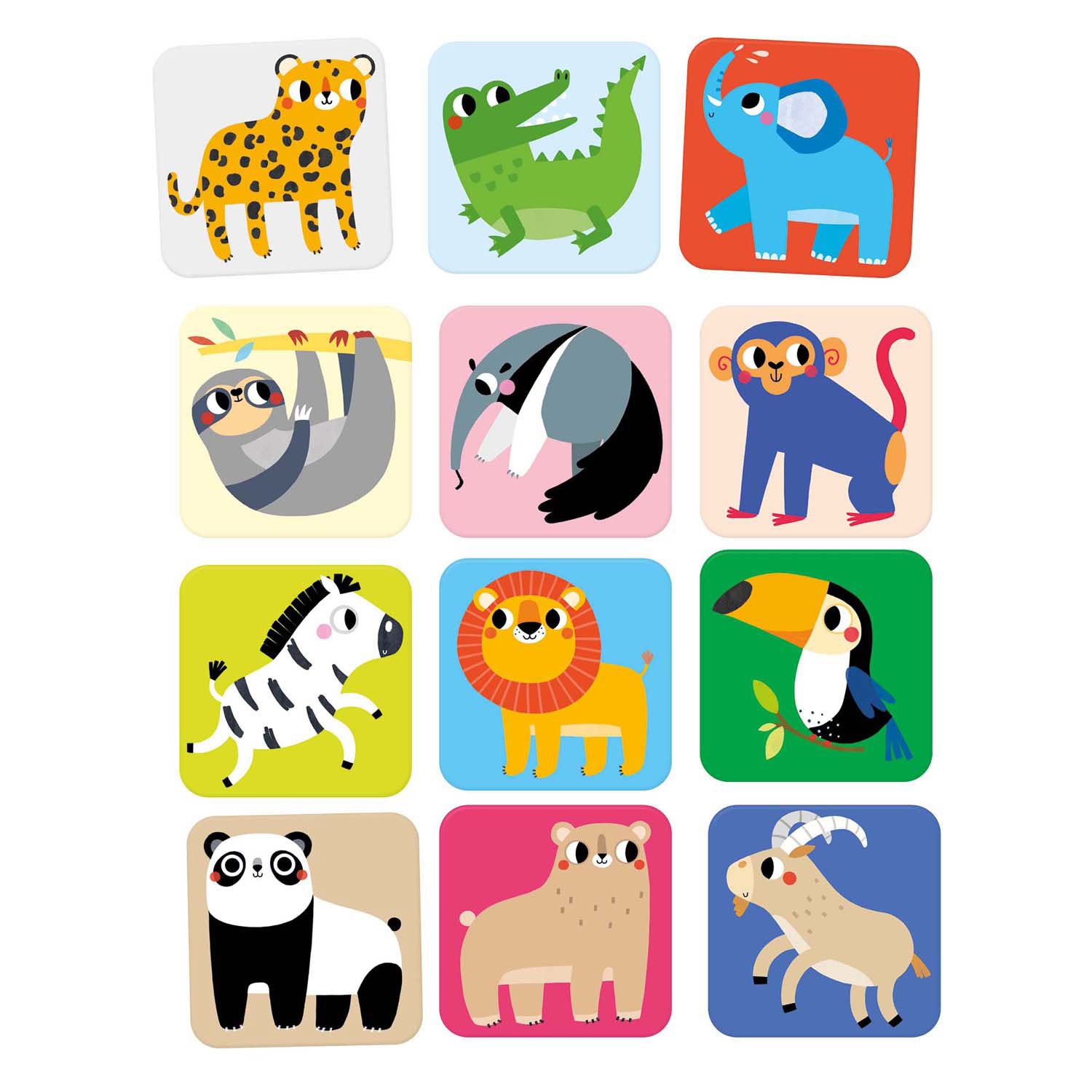 Banana Panda - Grand Game de mémoire Animaux sauvages - 24e.
