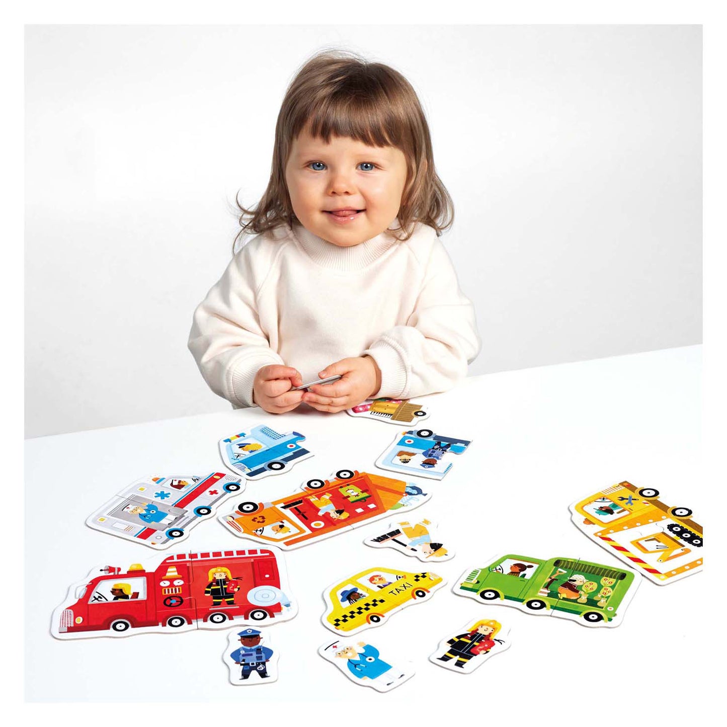 Panda banane - mon premier puzzle - voitures