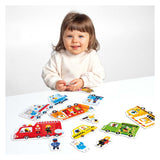 Panda banane - mon premier puzzle - voitures - afbeelding 3
