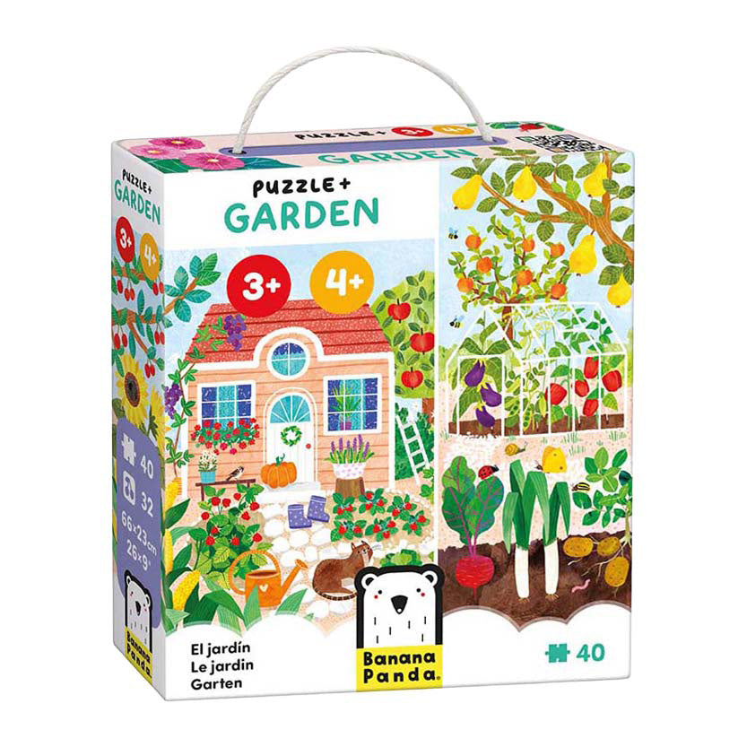 Panda banane - jardin puzzle - 40 pcs.