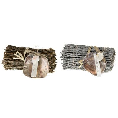 Paquet de doigts en noix de coco avec coquilles Natural Collections 20cm