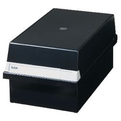 Abi fiche fiche a5 23,5 x 36 x 19 cm noir pour 1300 cartes de visite