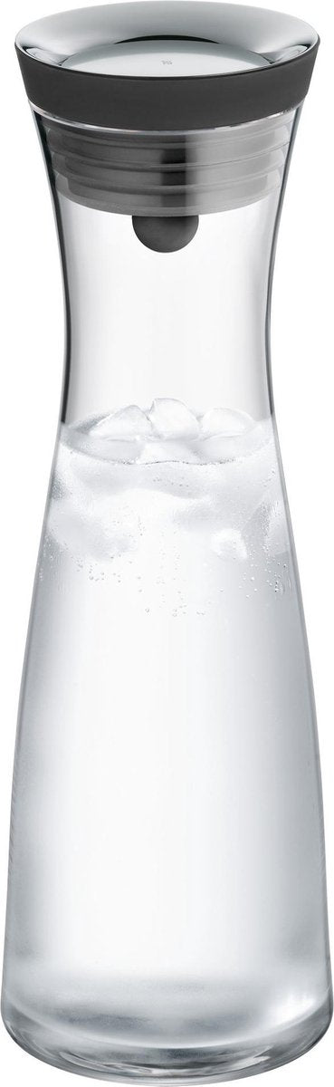 WMF basic - carafe à eau - 1,0 l - noir - anti-goutte - adapté à la porte du réfrigérateur