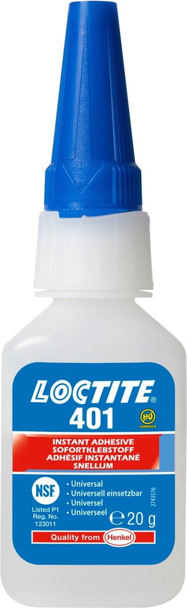 Adhésif instantané Loctite 401 universel 20gr