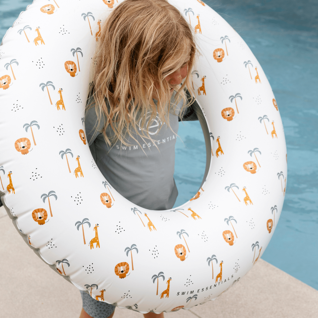 Jungle | bande de natation multicolore Ø 90 cm