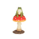 Amanite mouche design Esschert avec grenouille