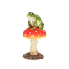 Amanite mouche design Esschert avec grenouille